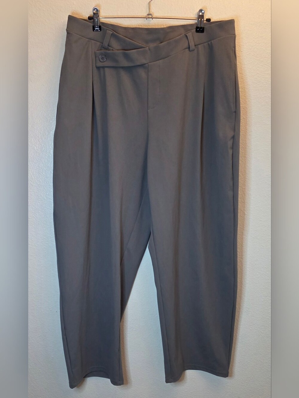 Halara Flex™ XL DayStretch Asymmetric High Waisted Barrel Leg Work Pants (240B08